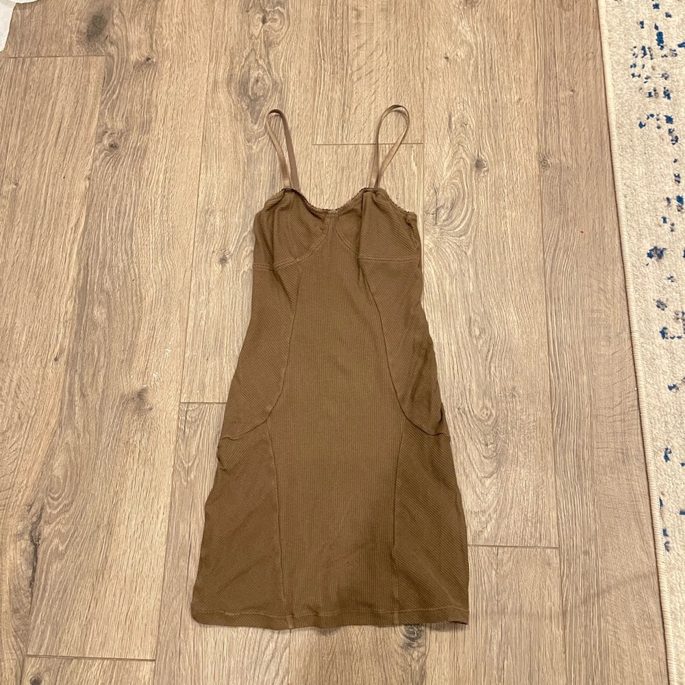 Free People Olive Green Dress